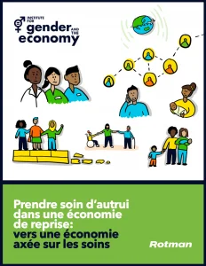 French cover of report- Care Work in the Recovery Economy